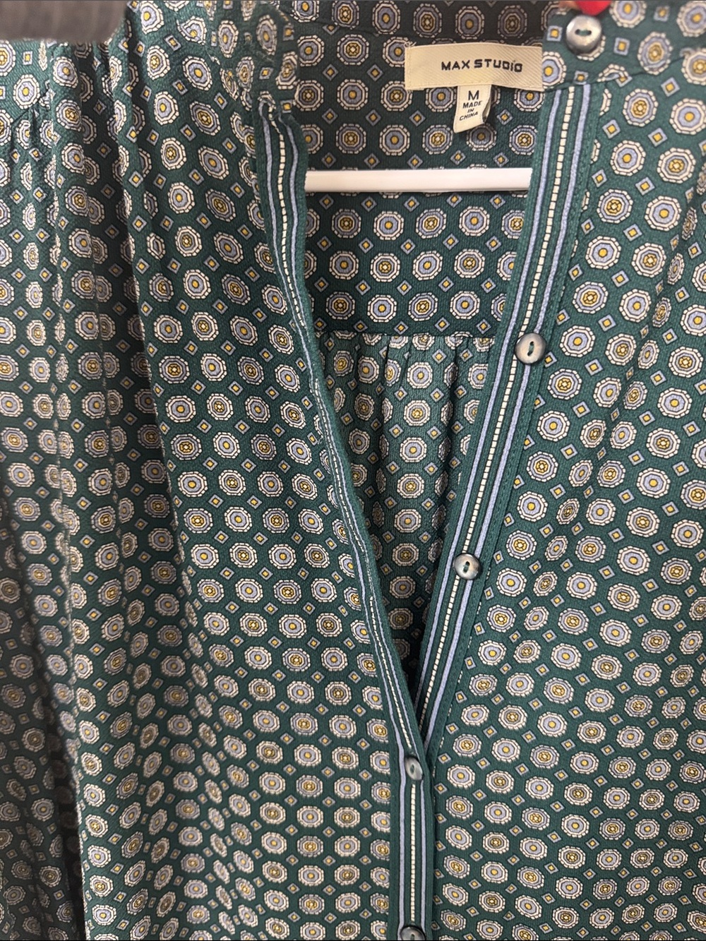 Max Studio Button-Front Maxi Dress - Picture 3 of 6